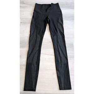 Lululemon Mapped Out High-Rise Tight 28" Black Leggings Glacier Gray Size 6